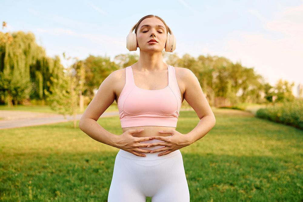 ​  Breathing exercises to calm anxiety