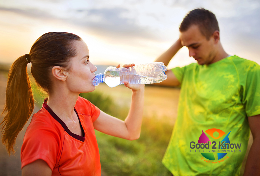 ​  Hydration guidelines when exercising during hot days