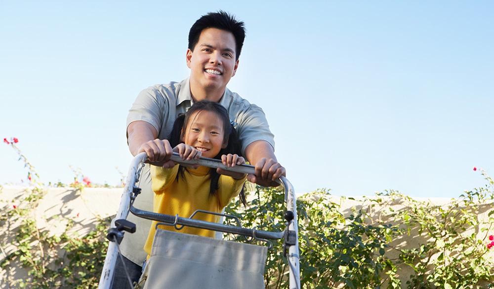 ​  Offer a helping hand in the garden