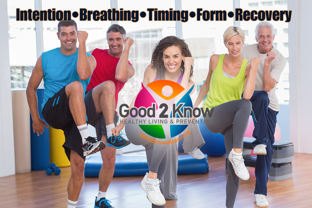 5 components of mindful exercise