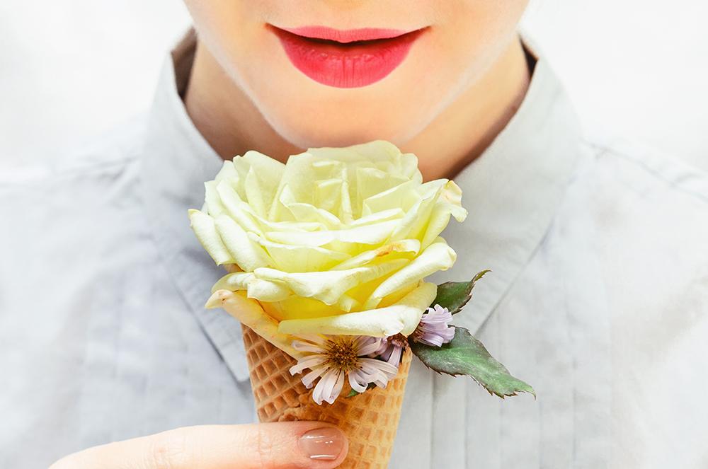 A rose is a…garnish?