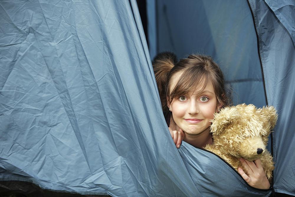 Camp out in the backyard