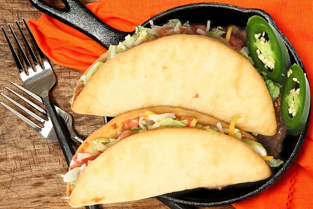 Crispy Black Bean Tacos