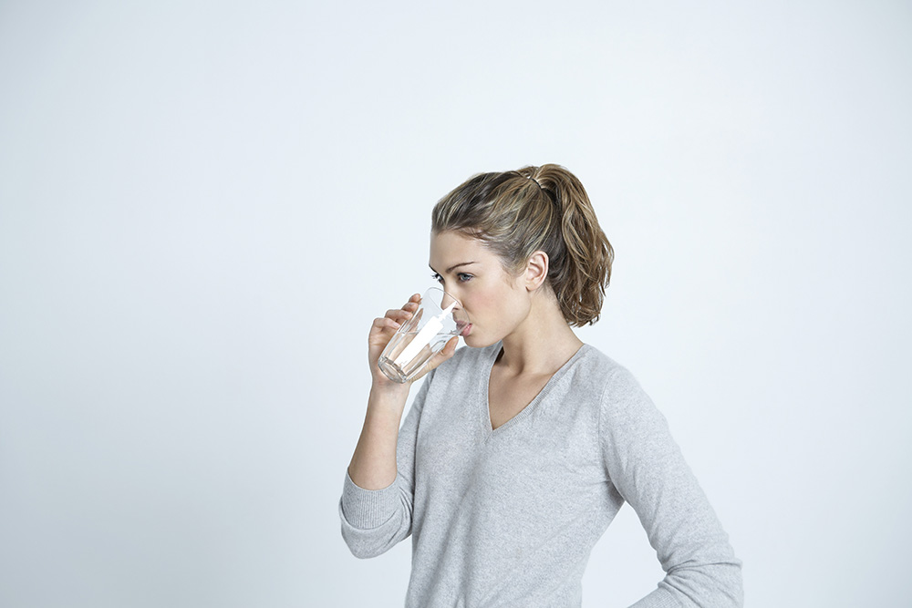 Drink water before meals