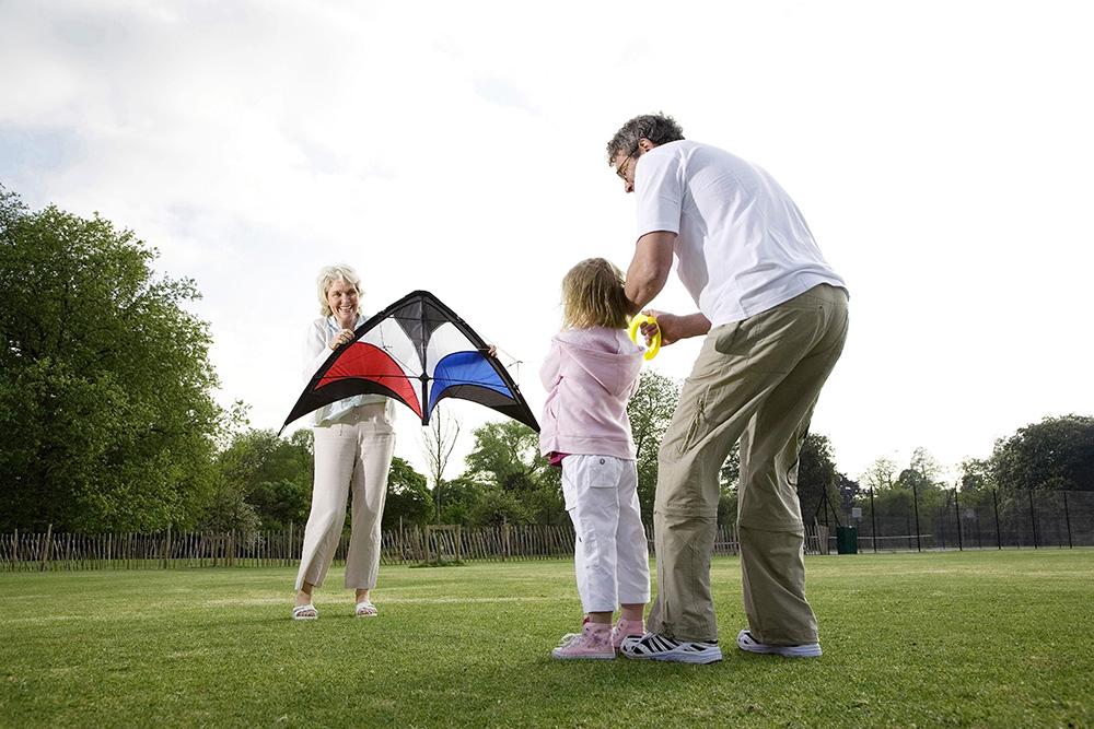 Fitness benefits of kite flying