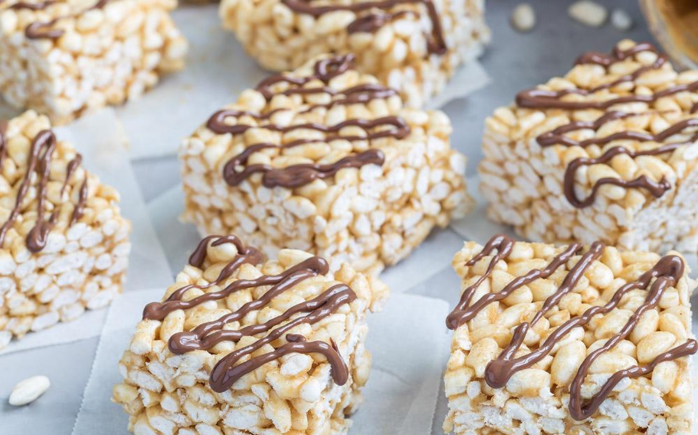 Gingerbread Rice Krispie Treats