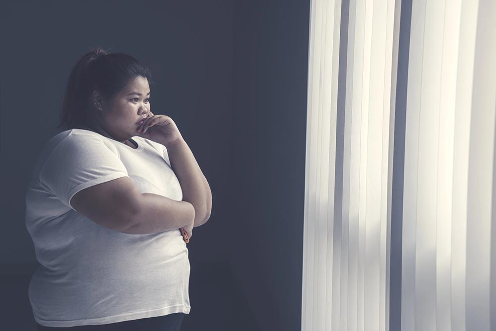 People who are overweight may struggle with self-esteem issues