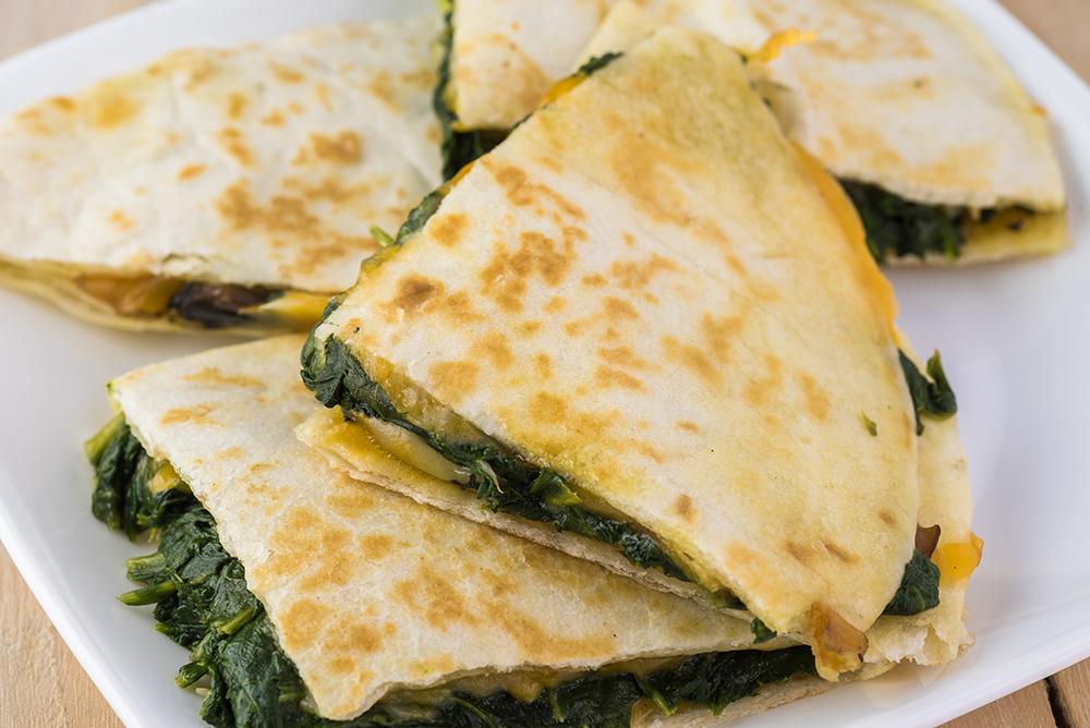 Spinach Quesadillas
