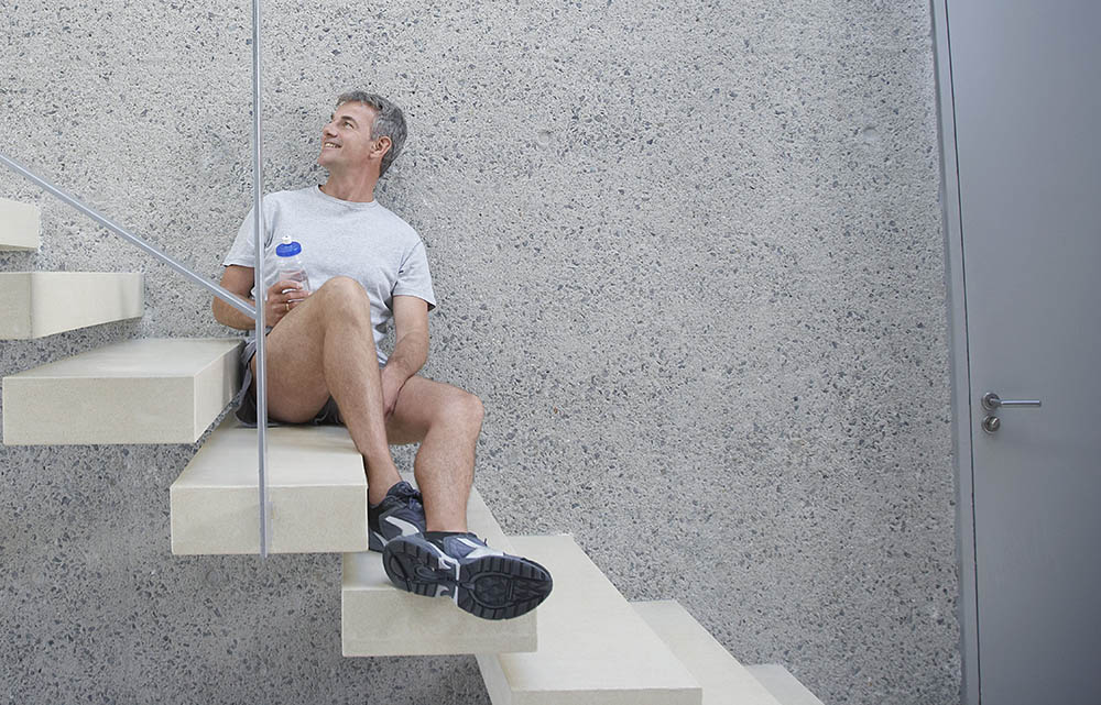 Test your heart health by climbing stairs