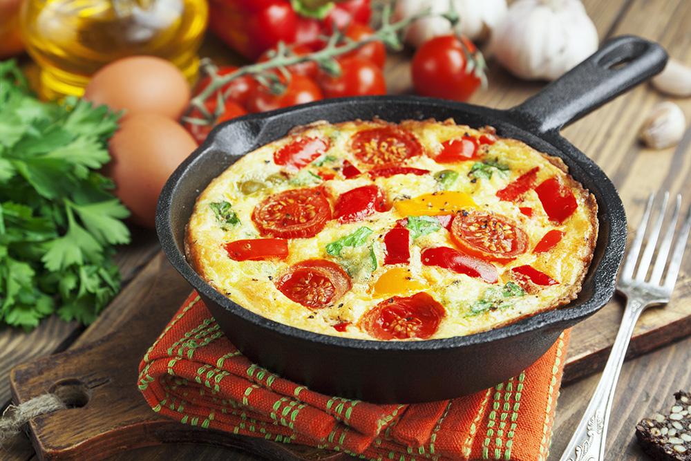Vegetarian Egg Bake 