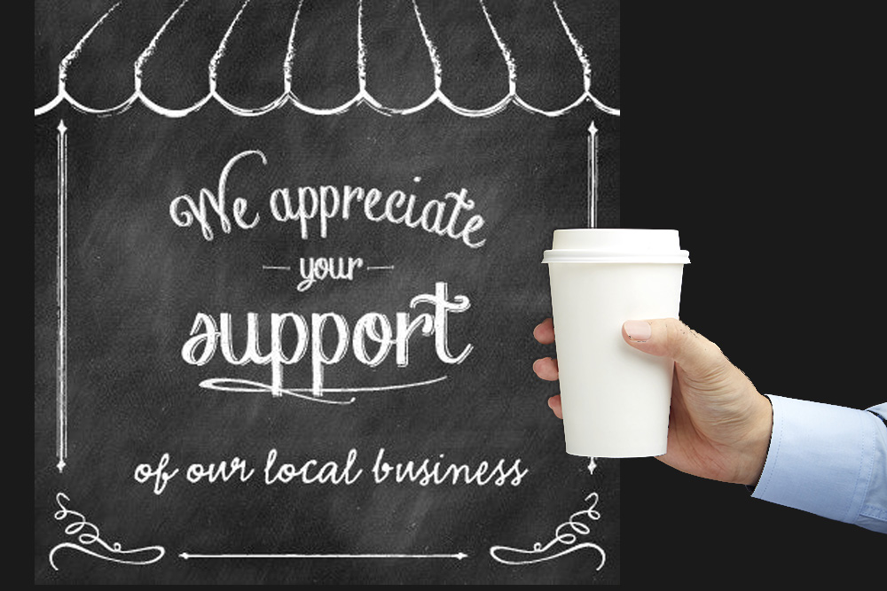 Visit a local coffee shop today